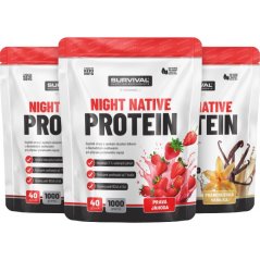 Survival Night Native Protein - akcia 2+1 zadarmo