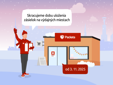 Packeta - Skrátenie úložnej doby zásielok počas sezóny